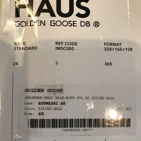 Golden Goose Sneakers NIB!  Sz EU 40. Run large - Picture 6 of 7